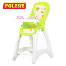POLESIE TOYS Doll's High Chair Nursery Baby High Chair Table For Dolls Doll Tools and Accessories Gift for Kid Boy 2024 - buy cheap