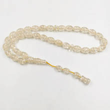 Tasbih Big size White resin 33 beads Rosary Muslim Man bracelet High quality Mastkhan Islamic gift eid adha arabic Misbaha 2024 - buy cheap