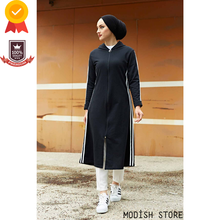Больших размеров с капюшоном Linerless наряд мусульманское платье женская мусульманская одежда Кафтан Абая Дубайский хиджаб мусульманское платье Турция ислама 2024 - купить недорого