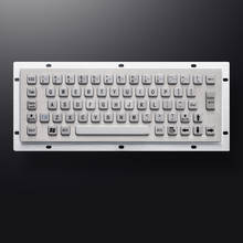 Rugged 65 Keys Waterproof Panel Mount Kisok CNC Machine Stainless Steel Industrial Metal Keyboard 2024 - buy cheap