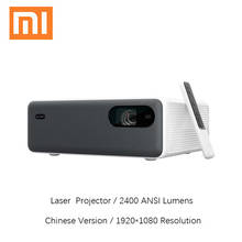 Xiaomi Mijia лазерный проектор 1080P Full HD 2400 ANSI люмен Android Wifi Bluetooth ALDP домашний кинотеатр Светодиодная лампа Proyector 2 + 16 Гб 2024 - купить недорого