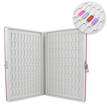 TP 160 slots Color Card Nail Display Book Nail Polish Organizer Nail Art Shelf Embedded Dedicated Board with 168 pcs False Tips 2024 - buy cheap