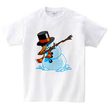 New Summer Kids Snowman t shirt Baby Boys Girls t-shirt for 3T-9T  Cartoon Tops Children Short Sleeve T shirt Cotton Clothes 2024 - buy cheap