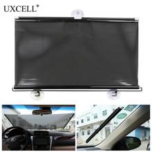Uxcell  Retractable Car Auto Window Sun Shade Visor Windshield Roller Blind 50cm x 125cm Sun UV Side Window Curtain 2024 - buy cheap