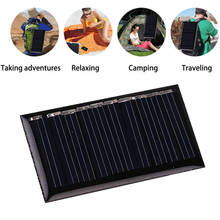 Cewaal-células solares de alta eficiencia para exteriores, cargador de Panel Solar USB de 2W, 5V, 25mAh, portátil para el hogar, bricolaje 2024 - compra barato