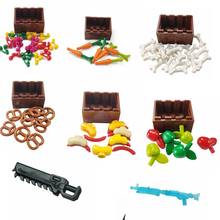 City MOC Series Toys Food Sets and Military Weapon Gun Toy for Children Educational Gifts Accessories Cities Compatible Blocks 2024 - buy cheap