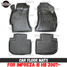 Alfombrillas para el suelo del coche, funda de goma para Subaru Impreza 3 HB 2007-2012, 1 juego/4 Uds. O 2 uds., accesorios para proteger la decoración de alfombras 2024 - compra barato