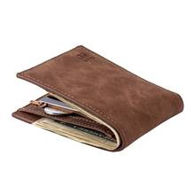 New Men Wallets Small Money Purses Wallets New Design Dollar Price Top Men Thin Wallet With Coin Bag Zipper Wallet 2024 - buy cheap