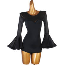 Body de renda para dança do ventre, top feminino, tamanho p m g 2024 - compre barato