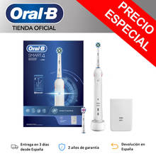 Oral-B Smart 4200W, Electric Toothbrush, Electric Oral B Toothbrush, 3 Cleaning Modes, Pressure Sensor, Oral-B Head, Teeth Whitening 2024 - buy cheap