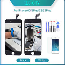 Класс AAA Качество для iPhone 6 6 Plus 6S 6S Plus ЖК сенсорный экран дисплей дигитайзер сборка запасные части белый и черный 2024 - купить недорого