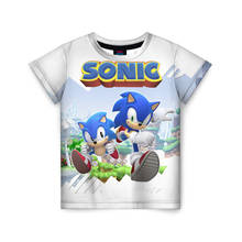 Camiseta infantil 3d sonic heriço 2024 - compre barato