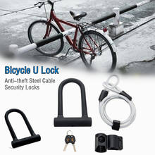 U-shaped Bicycle U Lock MTB Road Bike Bicycle Lock Cycling Accessories Vehicle Security Locks 2024 - buy cheap