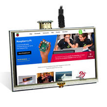 Elecrow-tela lcd de 5 polegadas com sensor de toque, interface hd 800x480, monitor tft rpi de 5 polegadas para raspberry pi 2024 - compre barato