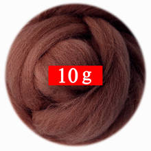 10g Felting Wool (40 Colors) 19 Microns Super Soft Natural Wool Fiber for Needle Felting Kit 0.35 OZ Per Color (No. 20) 2024 - buy cheap