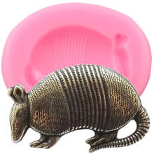 Western Animal Silicone Molds Armadillo Chocolate Mold Cupcake Topper Fondant Cake Decorating Tools Candy Resin Clay Soap Moulds 2024 - buy cheap