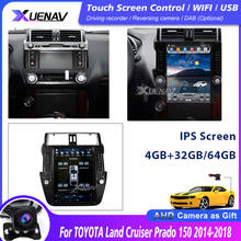 Radio con GPS para coche, reproductor con DVD, estéreo, 2 din, para TOYOTA Land Cruiser Prado 150, 2014-2018 2024 - compra barato