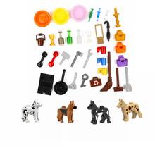 Animais da cidade moc tijolos conjuntos de brinquedos acessórios para crianças colorido cavalo modelo criativo para crianças compatíveis cidades blocos animais 2024 - compre barato