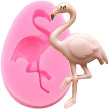 3d flamingos moldes de silicone diy aves tropicais cupcake topper fondant bolo ferramentas de decoração doces argila chocolate gumpaste moldes 2024 - compre barato