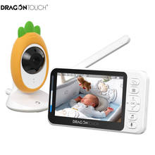 Беспроводная видеоняня с разрешением 4,3 дюйма, HD, E40, Wi-Fi, двусторонняя аудиосвязь, мониторинг температуры, ночное видение, детская няня, камера безопасности 2024 - купить недорого