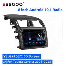 ESSGOO Car Radio 2 din Android 10.1 Stereo For Toyota Corolla 2008-2013 utoradio Car Multimedia Player GPS Navigation 2din 2024 - buy cheap