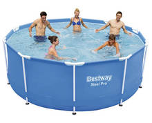 Estrutura de piscina bestway steel pro max 305x100 2024 - compre barato