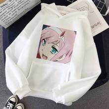 SUNOWE Anime Darling In The Franxx Hooedie Zero TWO Beautiful Girl Printed Sweatshirt Loose Hip Hop Hooded Streetwear Men Women 2024 - buy cheap