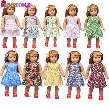 Vestidos de muñeca Reborn de 43 cm, ropa nueva, faldas de moda para juguetes americanos de 18 pulgadas para niñas, accesorios para muñecas de nuestra generación 2024 - compra barato