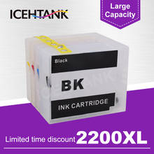 ICEHTANK многоразовый картридж для Canon PGI 2200 для Canon MAXIFY IB4020 iB4120 MB5020 MB5120 MB5320 MB5420 принтер 2024 - купить недорого