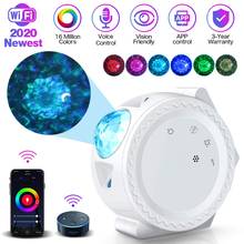 Wifi Control Colorful Galaxy Projector Starry Sky Night Light USB Voice Control Player Kid's Romantic Starry Sky Projector Lamp 2024 - buy cheap