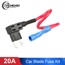 Vehemo V-ACS 20A Add A Circuit Auto Add Circuit ATC Car Add A Circuit Adapter Kit Blade Fuse Durable Mini ATM 2024 - buy cheap