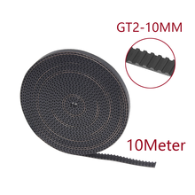 10meter GT2-10mm Open Timing Belt Width 10mm GT2 Belt GT2 10mm for  CNC GT2 Belt Pulley Mendel Rostock 3D Printer 2024 - buy cheap