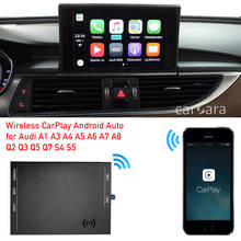 App carplay 2012-2018 s6/s7 c7 com mmi 3g iphone carro jogar android mapa automático música áudio espelho integração tela oem bt 2024 - compre barato