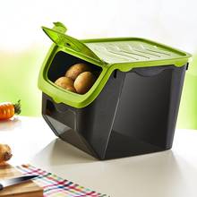 Coral Potato Onion Garlic Storage Box Food Container Kitchen Storing Plastic Vegatable Keep Fresh 2024 - buy cheap