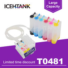 ICEHTANK Continuous Ink Supply System For Epson T0481 Stylus Photo R200 R220 R300 R300M R320R340 RX500 RX600 RX620 RX640 Printer 2024 - buy cheap