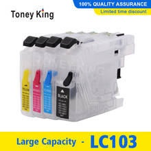 Toney King-cartucho de tinta de repuesto para impresora Brother LC, 103, 105, 101, 107 XL, LC103 XL, J4710DW, J6520DW, J6720DW, J6920DW 2024 - compra barato
