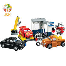 10743 Cars Juniors Smokey's Garage Figure 126Pcs Model Building Blocks Brick Toy For kid Gift 10686 2024 - buy cheap