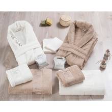 Nurpak Bamboo Bathrobe Set 10 Pieces Coffee Cream Hotel & Spa Quality, Drying Towel, high-absorbency towels 2024 - buy cheap