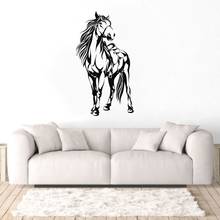 Vinyl Tribal Beautiful Horse  Design Wall Sticker Decal Design Animals Sticker Home Kid's Bed Room Decoration Removable A002594 2024 - buy cheap