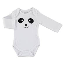 ebebek HelloBaby Little Animals Face Printed Baby Long Sleeve Bodysuit 2024 - buy cheap