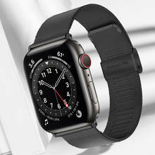 Pulseira de malha de aço inoxidável, para apple watch 6 se band series 5 4 44mm 40mm, iwatch 3 correia 2024 - compre barato