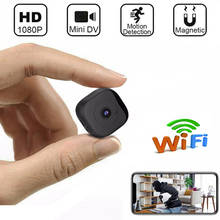 Mini câmera esportiva de 1080p hd com wifi, dv sem fio, babá eletrônica com versão noturna de sensor de movimento e suporte ao cartão de visão remota escondida 2024 - compre barato