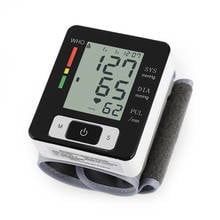 LCD Digital Screen Medical Wrist Blood Pressure Monitor Sphygmomanometer Tonometer BP Monitor Heart Beat Rate Pulse Meter Health 2024 - buy cheap