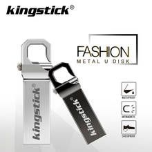 Kingstick-unidad flash usb resistente al agua, pendrive de 64GB, 32GB, 16GB, 8GB y 4GB, disco u plateado, regalo 2024 - compra barato