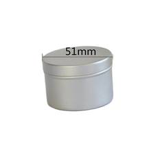 50g silver aluminum pot tin jar bottle for essence cream lip gel wax tea container skin care cosmetic packing 2024 - buy cheap