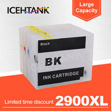 Cartucho de tinta recargable ICEHTANK PGI 2900 para Canon MAXIFY IB4090 iB4190 MB5190 MB5090 MB5390 MB5490 impresora 2024 - compra barato