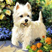 Full Round Diamond mosaic Rose sunflower DIY Diamond painting Cross stitch dog Full Square Diamond embroidery Dog animal flower 2024 - buy cheap