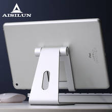 Soporte de aluminio ajustable para tableta, multiángulo, antideslizante, para escritorio, iPad Tab, Kindle, Nintendo Switch (hasta 12,9 ") 2024 - compra barato