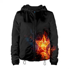 Women's jacket 3D Fire Flower 2024 - buy cheap