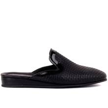 Sail-Lakers Black Leather Mesh Reinforcement Male Outdoor Slipper 2024 - buy cheap